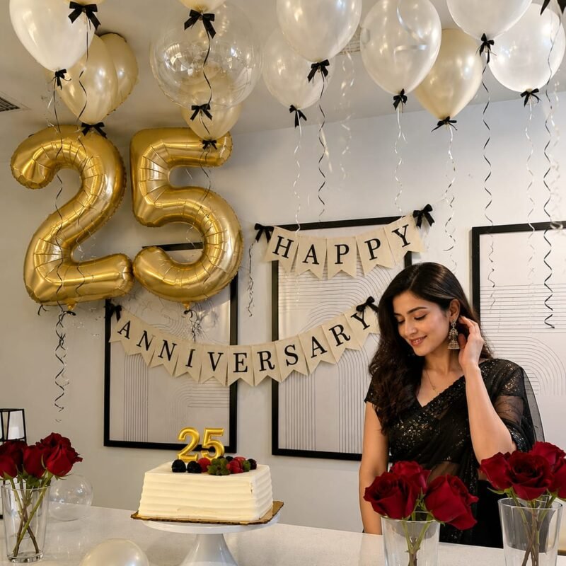 25th Anniversary Decor
